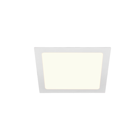 Spot incastrat, SENSER 24 Ceiling lights, white Indoor LED recessed ceiling light square white 4000K,