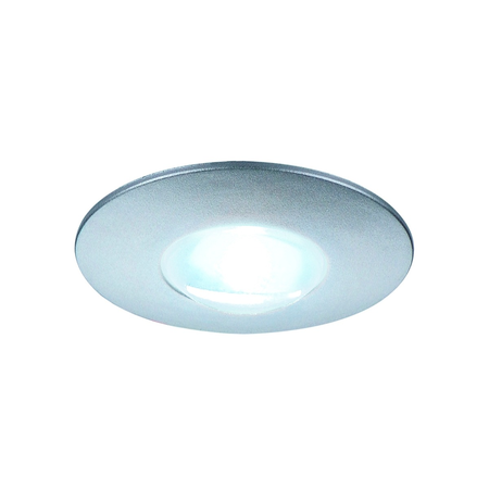 Spot incastrat, DEKLED Ceiling lights, grey recessed fitting, LED, 4000K, round, silver metallic, 1W,