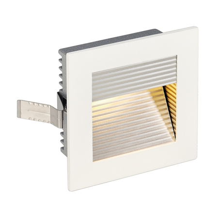 Spot incastrat, FRAME CURVE Wall lights, white recessed fitting, LED, 3000K, square, matt white, incl. leaf springs,