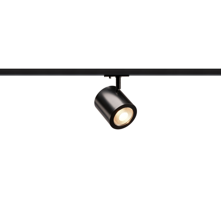 Iluminat decorativ pe sina, Melodii ENOLA C TRACK, la fata locului negru pentru 1 circuite de inalta tensiune, cu LED-uri, 3000K, negru, 35 °, incl. 1 adaptor circuit,