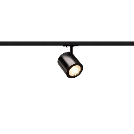 Iluminat decorativ pe sina, Melodii ENOLA C TRACK, la fata locului negru pentru 1 circuite de inalta tensiune, cu LED-uri, 3000K, negru, 55 °, incl. 1 adaptor circuit,