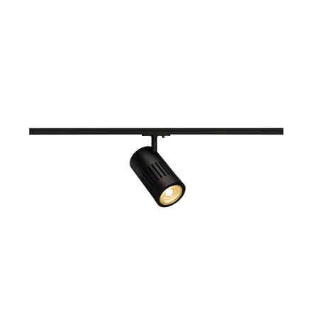 Iluminat decorativ pe sina, melodii structec, negru rotund, negru, 3000k, 36 °, incl. 1 adaptor circuit,