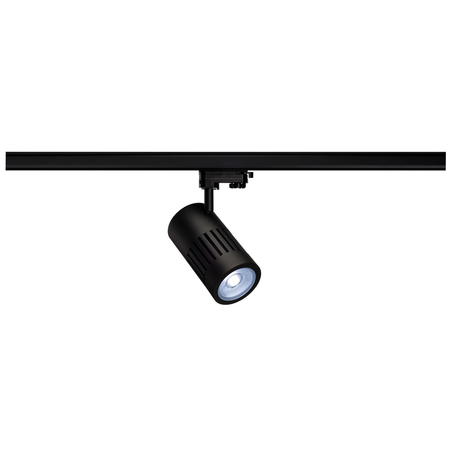 Iluminat decorativ pe sina, Melodii STRUCTEC, la fata locului negru pentru 3 circuite de inalta tensiune, 24W, LED-uri, 4000K, 36 °, negru, inclusiv. adaptor 3 circuite,