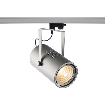 Iluminat decorativ pe sina, Traseele EURO SPOT TRACK, gri 3000K, 38 °, inclusiv. adaptor 3 circuite,