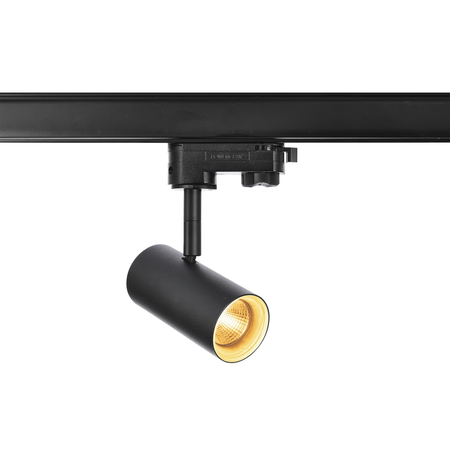 Iluminat decorativ pe sina, Melodii NOBLO SPOT, negru negru, 2700K, 36 °, inclusiv. adaptor 3 circuite,