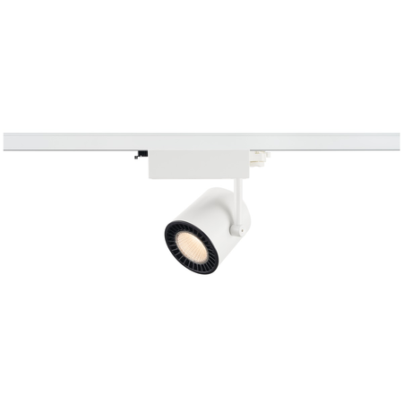 Iluminat decorativ pe sina, Melodii SUPROS TRACK, LED sistem 3 circuite alb alb 3000K CRI90 de luminat 60 ° reflector 2600lm incl. adaptor 3 circuite,