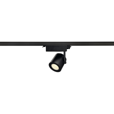 Iluminat decorativ pe sina, Melodii SUPROS TRACK, LED negru sistem 3 circuite de iluminat negru 4000K CRI90 60 ° 3520lm reflector incl. adaptor 3 circuite,