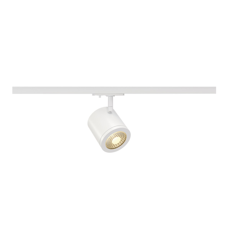 Iluminat decorativ pe sina, Melodii ENOLA C TRACK, LED alb, 3000K, rotund, alb mat, 35 °, 11.2W, inclusiv. adaptor 1 faza,