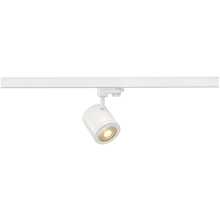 Iluminat decorativ pe sina, Melodii ENOLA C TRACK, pata alba pentru 240V track 3 faze, LED, 3000K, rotund, alb, 35 °, 11,2 W, incl. adaptor 3 faze,