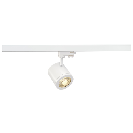 Iluminat decorativ pe sina, melodii enola c track, pata alba pentru 240v track 3 faze, led, 3000k, rotund, alb, 55 °, 11,2 w, incl. adaptor 3 faze,