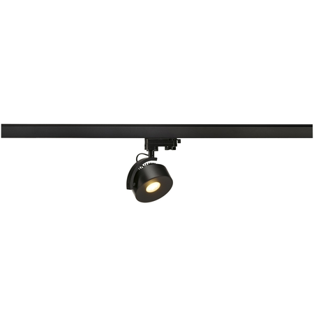 Iluminat decorativ pe sina, Melodii kalu TRACK, la fata locului negru pentru 240V track 3 faze, LED, 3000K, rotund, negru, inclusiv. adaptor 3 faze,