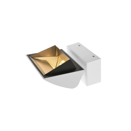 Corp iluminat de perete, aplica, lumini merado flood perete alb led montat pe suprafata interioara de perete de lumina, alb, 3000k, 40 °,