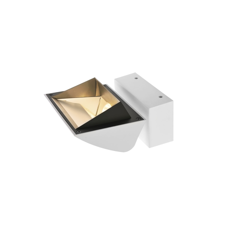 Corp iluminat de perete, aplica, lumini merado flood perete alb led montat pe suprafata interioara de perete de lumina, alb, 4000k, 40 °,