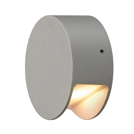 Corp iluminat de perete, aplica, lumini pema® de perete, lumina de perete gri, led-uri, 3000k, ip44, gri-argintiu, 4 w,