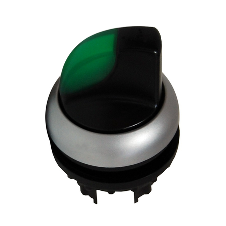 Buton selector 0-1 fara revenire verde