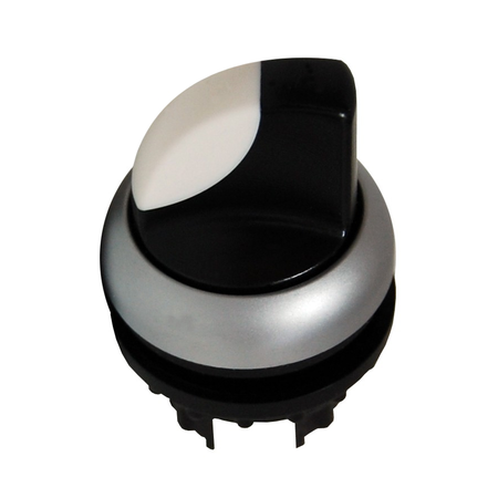 Buton selector cu 3 pozitii 2x60°, cu retinere