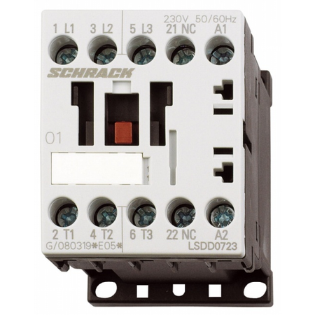 Contactor 3kW/400V 1NI DC24V