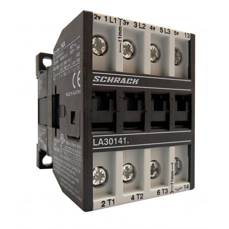 Contactor 3pole, 5,5kW, AC3, 14A, 230VAC + 1NO built in