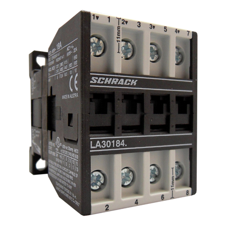 Contactor 4-poli, 7,5kW/18A AC3, 32A AC1, 230VAC