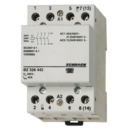 Contactor modular 3UH, 40A, 3ND, 230VAC