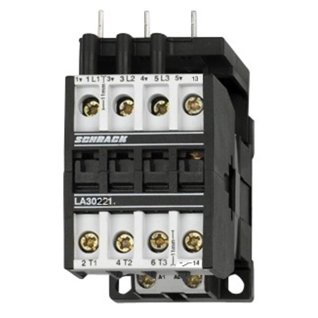 Contactor, 3pole, 11kW, 1NO, 230VAC, 22A AC3, 32A AC1 +VK3