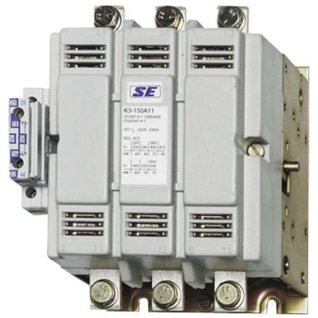 Contactor, 3pole,300kW/550A AC3 760A AC1, 2NO+2NC, 230VACDC