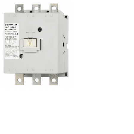 Contactor, 3poli, 75kW/150A AC3, 230A AC1, 230V AC/DC