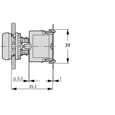 Element contact ni contact elastic montaj pe contrapanou