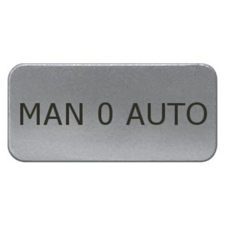 Eticheta 17,5x28mm, aluminiu, snap-in, man 0 auto