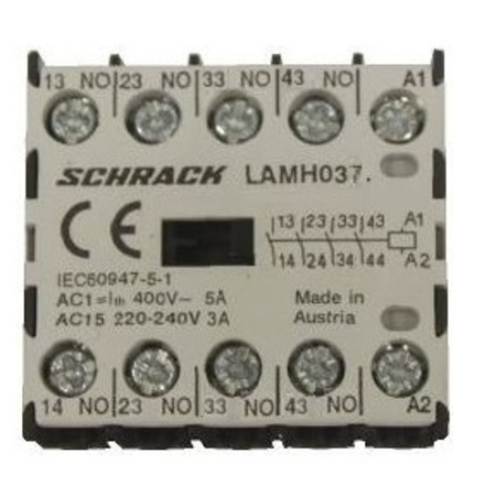 Microcontactor auxiliar 4ND, 3A, 230VAC