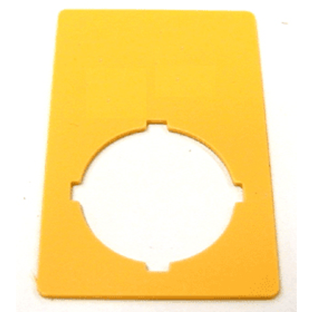 Placa atentionare buton avarie 33x50mm gol