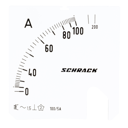 Scala 72*72mm, 100/200/5A, AC