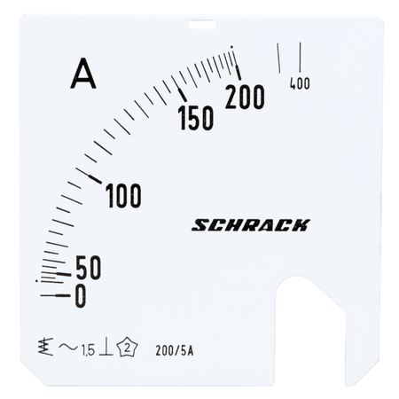 Scala 72*72mm, 200/400/5A, AC