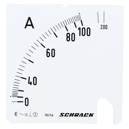 Scala 96*96mm, 100/200/5A, AC