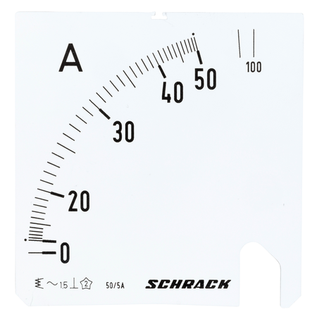 Scala 96*96mm, 50/100/5A, AC