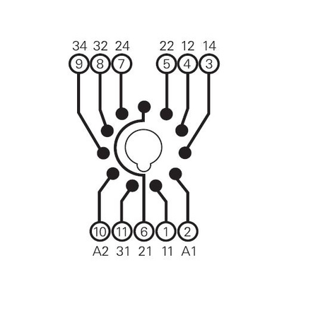 Soclu releu 11p-SE11