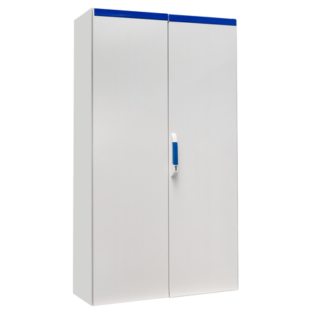 Dulap compact cu doua usi, 1800x1000x400mm, RAL 7035