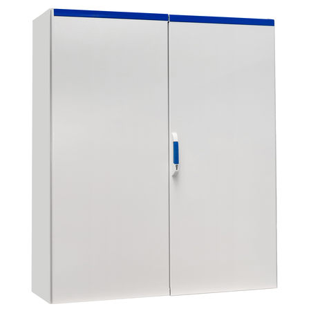 Dulap compact cu doua usi, 1800x1600x400mm, RAL 7035