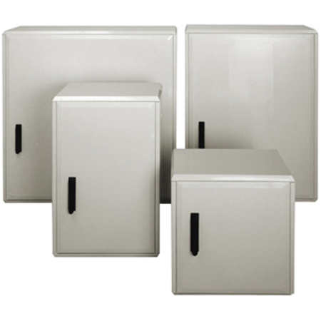 Dulap poliester inchis sus deschis jos, 2 usi, 500x1000x312