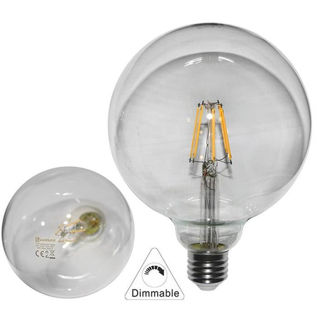 Bec glob transparent Ø 125 cu LED COG dimabil 8W (≈104w) lumina calda 1040lm