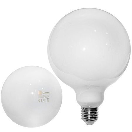 Bec glob alb laptos Ø 125 cu LED COG 8W (≈120w) lumina alba 1200lm