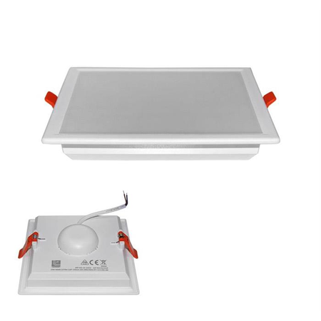 Downlight LED patrat incastrat - Slim Line 20W lumina calda D 168x168mm h 36mm