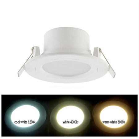 Downlight LED incastrat - IP54 cod 21-61000 6W lumina calda D 100mm h 45mm