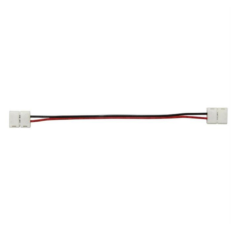 Conector flexibil cu doua mufe pentru banda led pentru banda latimea 8mm monocolora