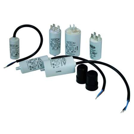 Condensatori cu cablu pentru motoare 3mF - 30x56mm