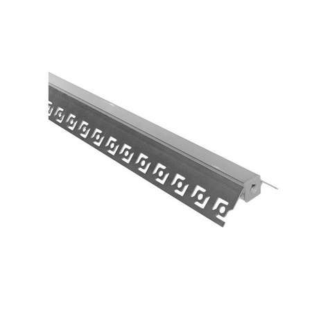 Profil aluminiu rigips colt extern pentru banda led & accesorii capac terminal