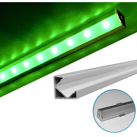 Sistem de prindere Profil Aluminiu 90° PT pentru banda LED clema de fixare din policarbonat