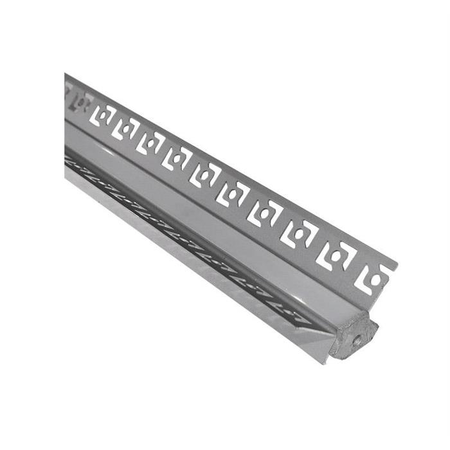 Profil aluminiu rigips colt intern pentru banda LED & accesorii profil colt intern - L:2m W:48,4mm h:27,5mm