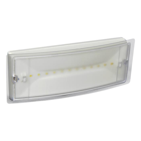 Slim light IP42 LED perm./neperm. autonomie 3h 38/100lm consum 3W/3.5VA baterie 3.6V/1Ah Ni-Cd 220-240V AC