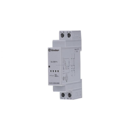 Releu pas cu pas electronic - 1 contact, 16 A, Releu pas cu pas modular, montare pe șina 35 mm (EN 60715), 17.5 mm lațime, 230 V, C.A. (50/60Hz), Standard